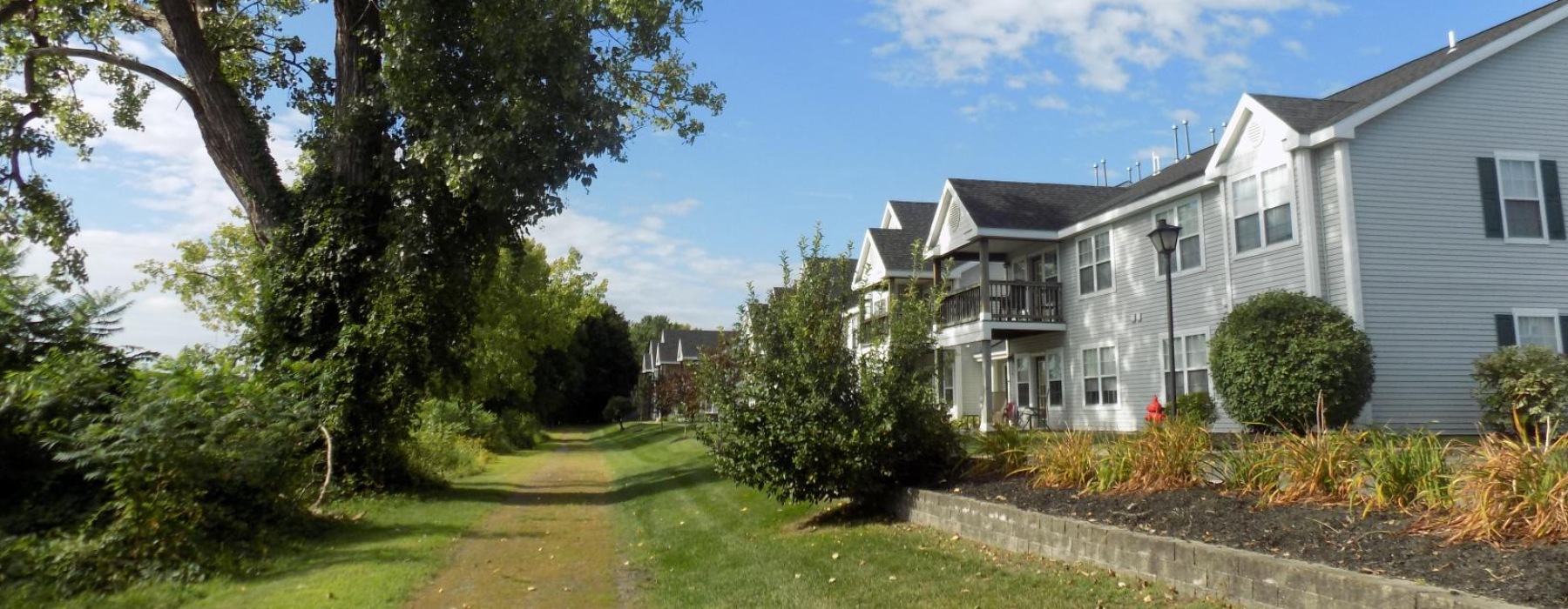 a path leading to a house